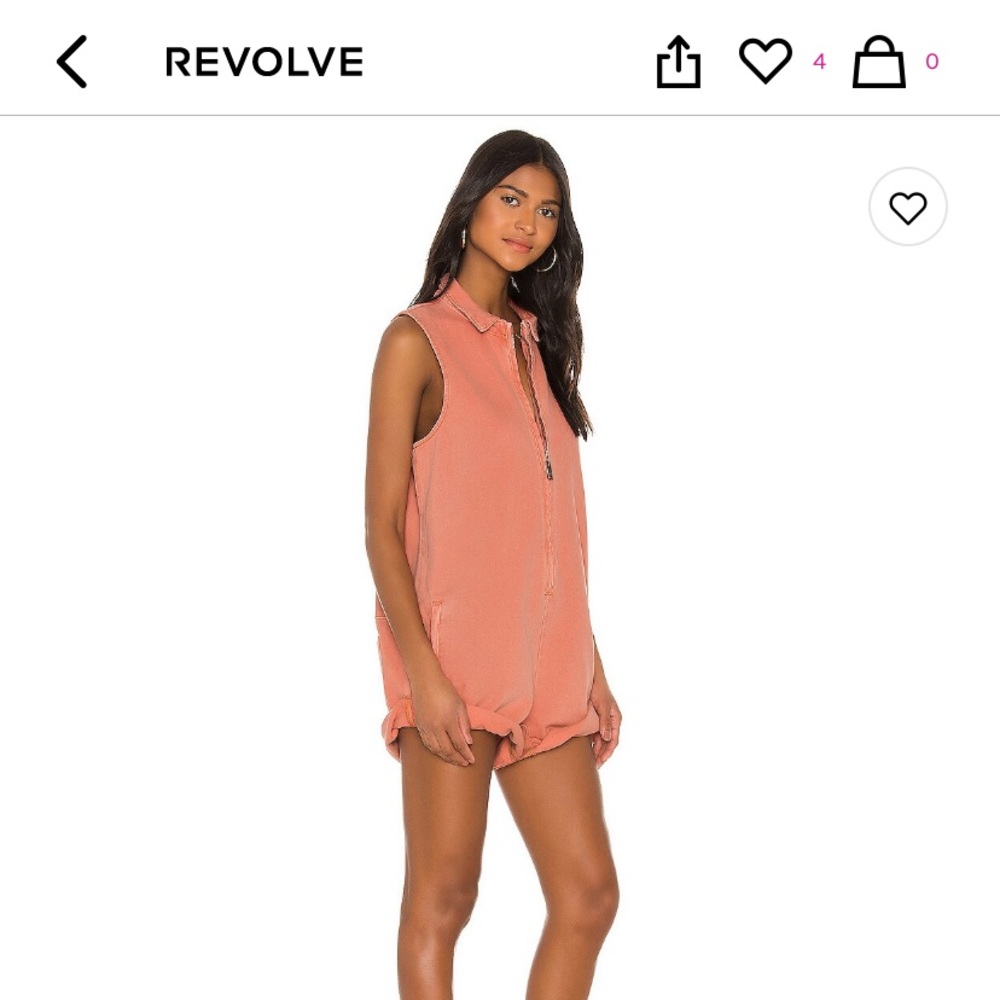 One Teaspoon x Revolve Mini Braxton Jumpsuit. XS